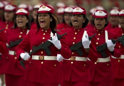 El ejército guerrillero de Hugo Chávez