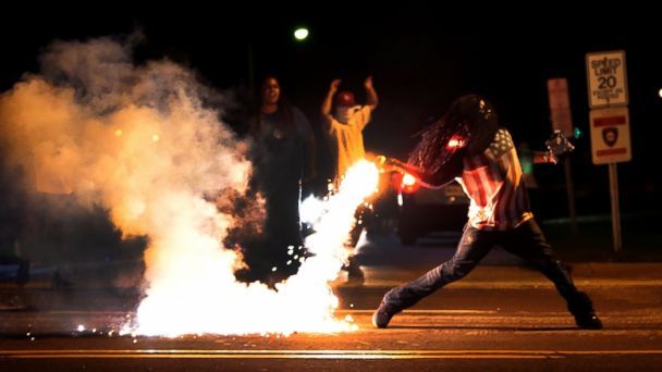 Protestas en Ferguson, Missouri.